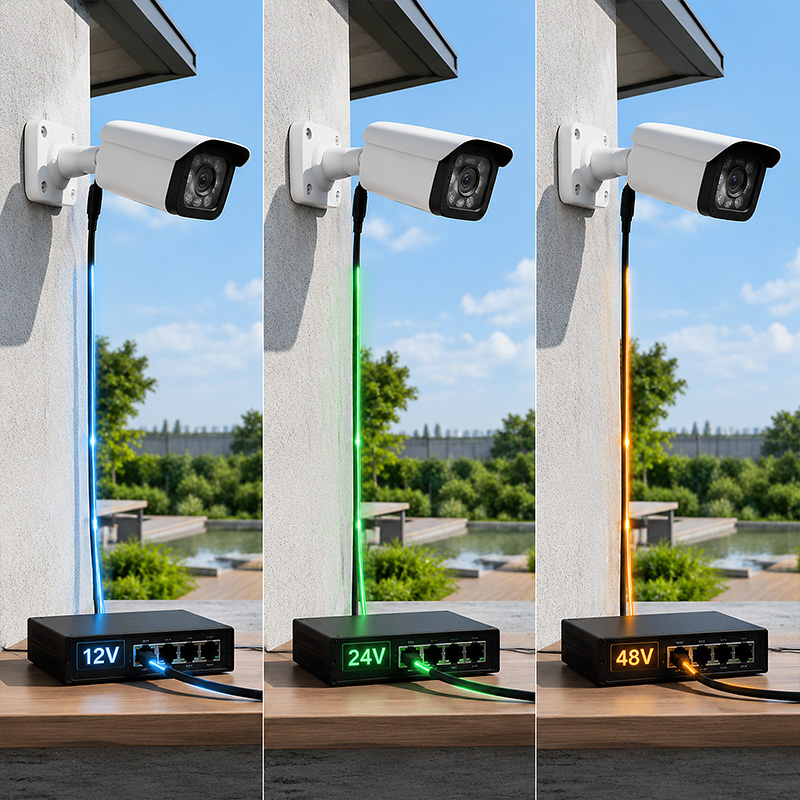 12 V, 24 V oder 48 V für Outdoor-PoE-Netze?