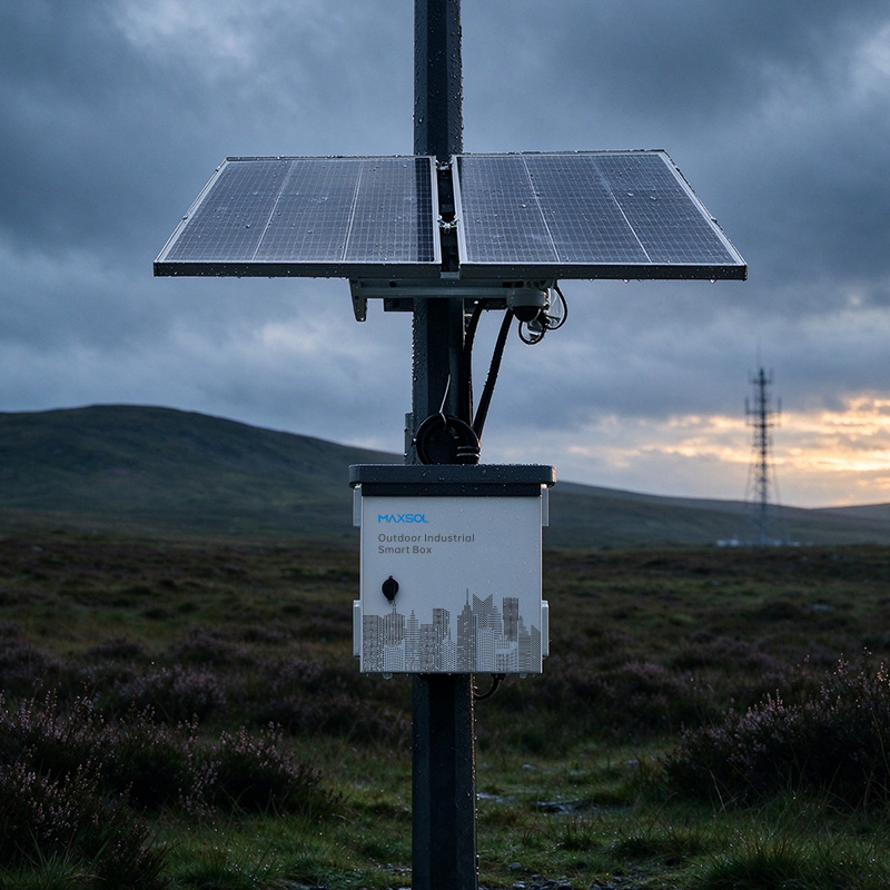 24/7-Solarnetz für abgelegene Standorte planen