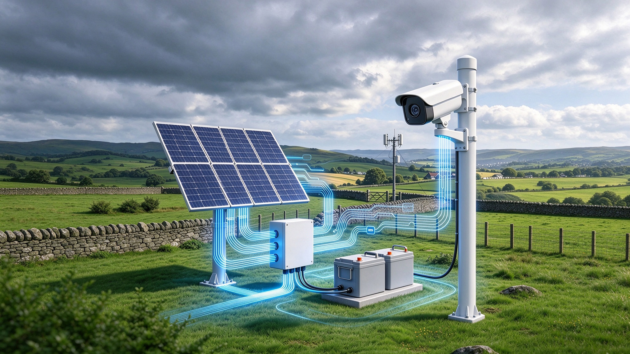 Solar-CCTV für abgelegene Standorte richtig planen