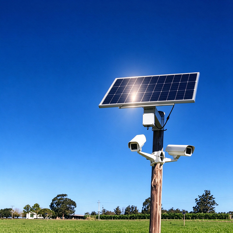 Solarkameras für Höfe, Parkplätze und Außenstandorte