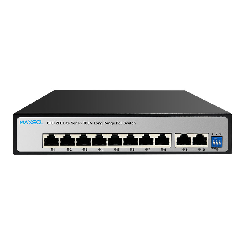 8-Port-Fast-Ethernet-PoE+-Switch mit Watchdog