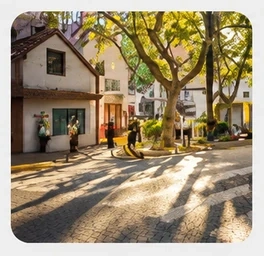 Städtische Straße
