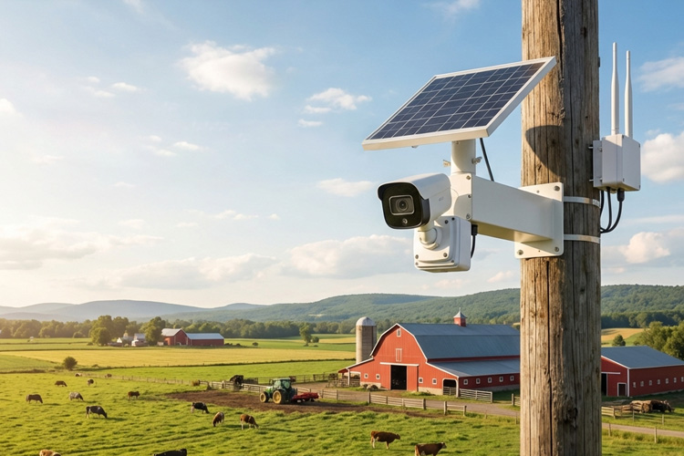CCTV-Solarstromversorgungslösung für Landwirtschaftsbetriebe