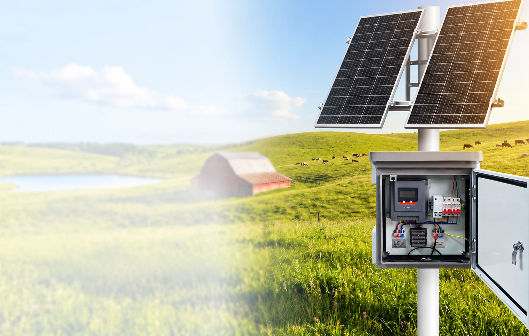 Integriertes Solarstromsystem mit hoher Kapazität