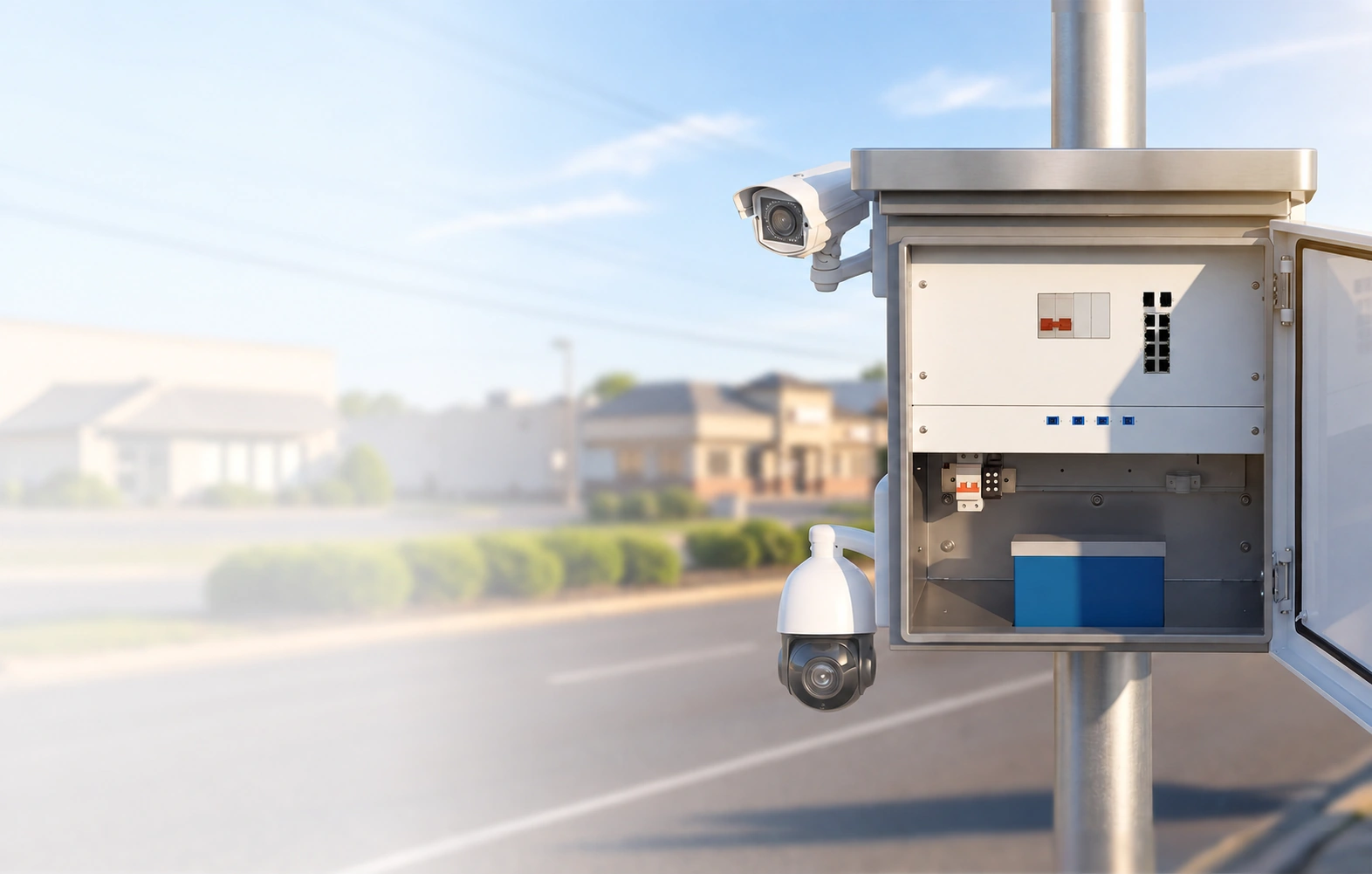 Intelligente industrielle PoE-Box für Außennetzwerke