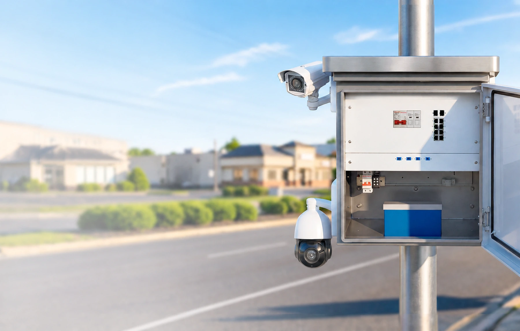 Intelligente industrielle PoE-Box für Außennetzwerke