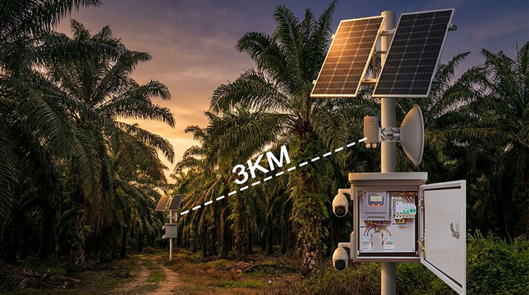 Netzunabhängige Solarstrom- und WLAN-Lösung